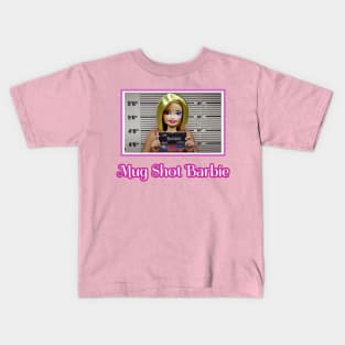 Mug shot Barbie Kids T-Shirt